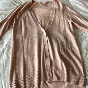 Women’s Heathered pink cardigan from The Gap